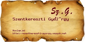 Szentkereszti György névjegykártya